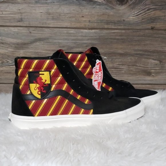 New Vans Harry Potter Gryffindor High Top Sneakers - Picture 6 of 8